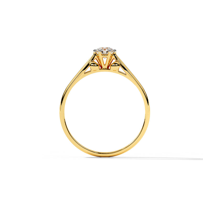 Plain Solitaire Ring