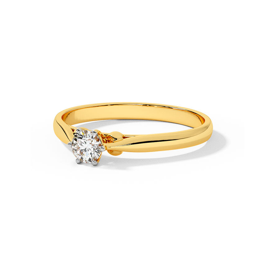Plain Solitaire Ring