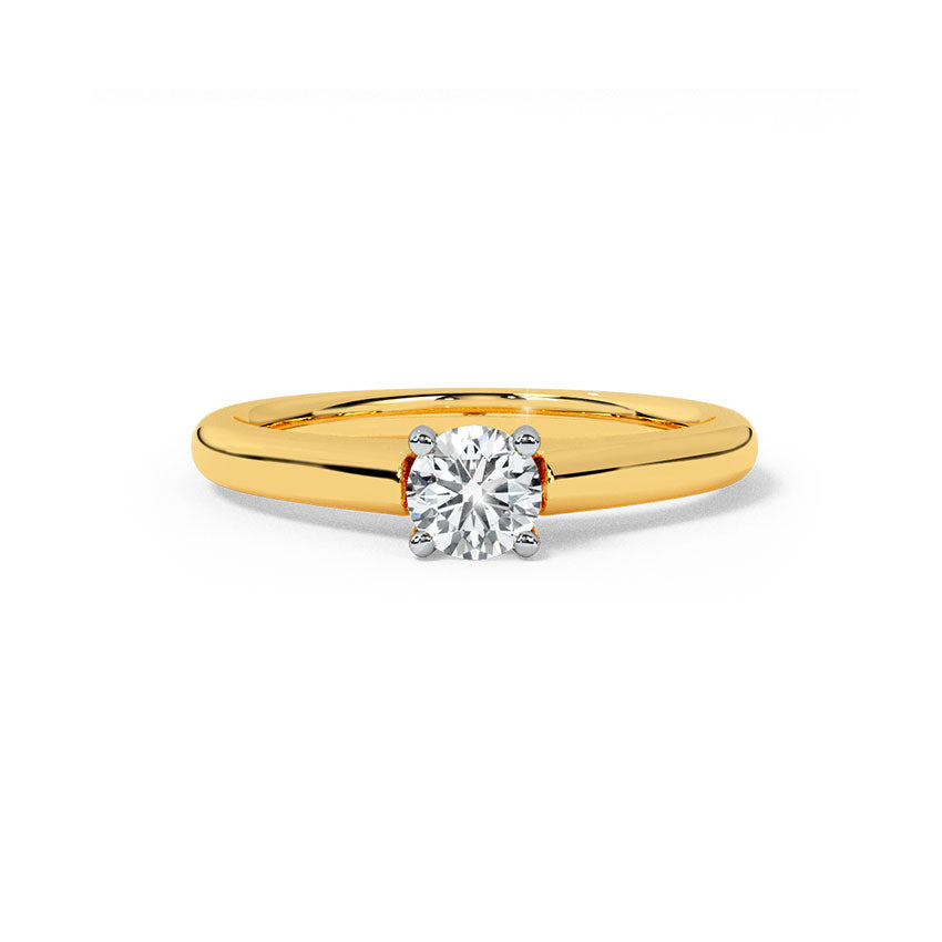 Russet Solitaire Ring