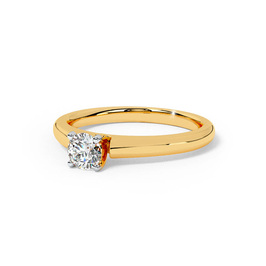 Russet Solitaire Ring