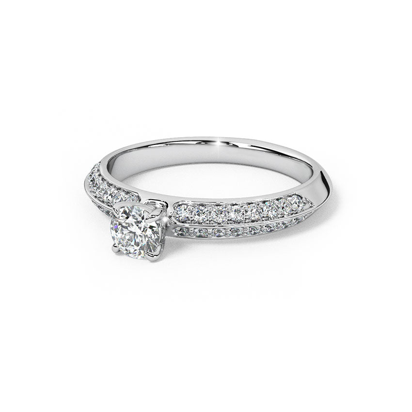 Tiny Solitaire Ring