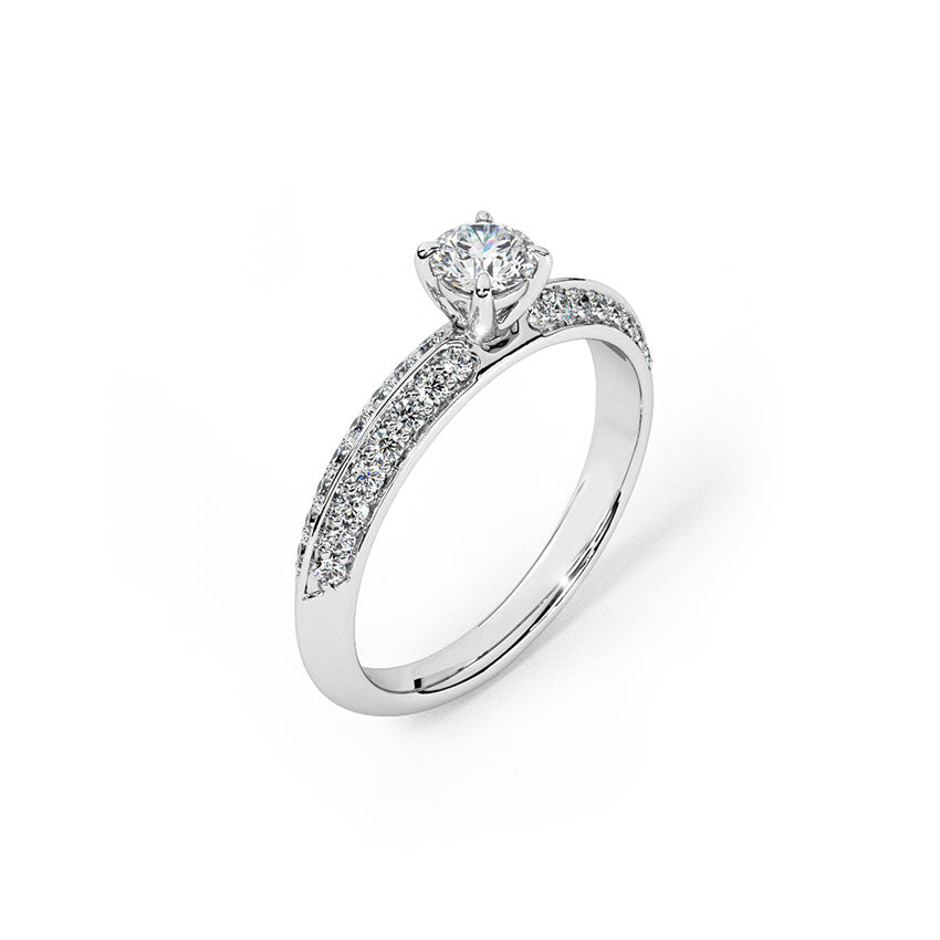 Tiny Solitaire Ring