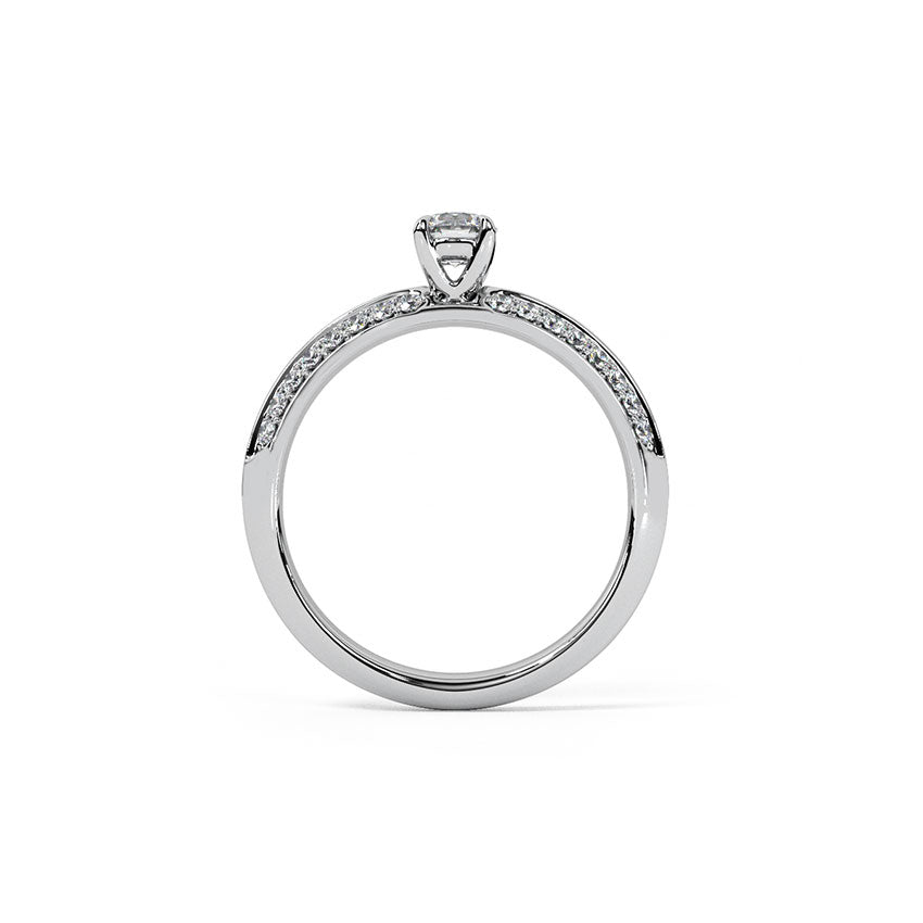 Tiny Solitaire Ring