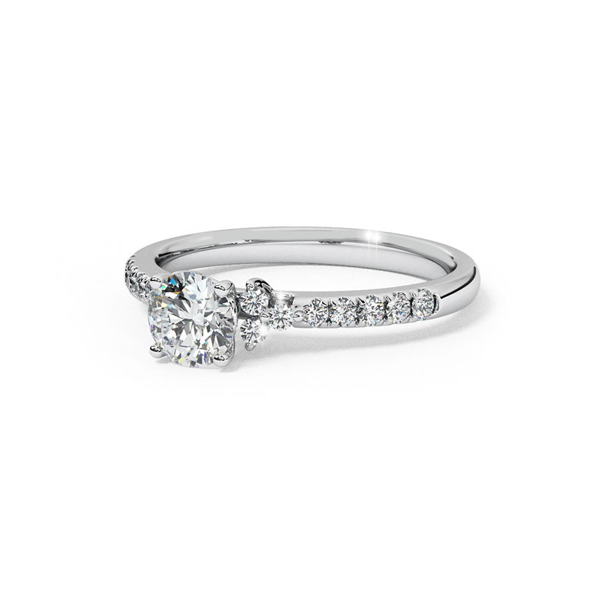 Muddy Solitaire Ring
