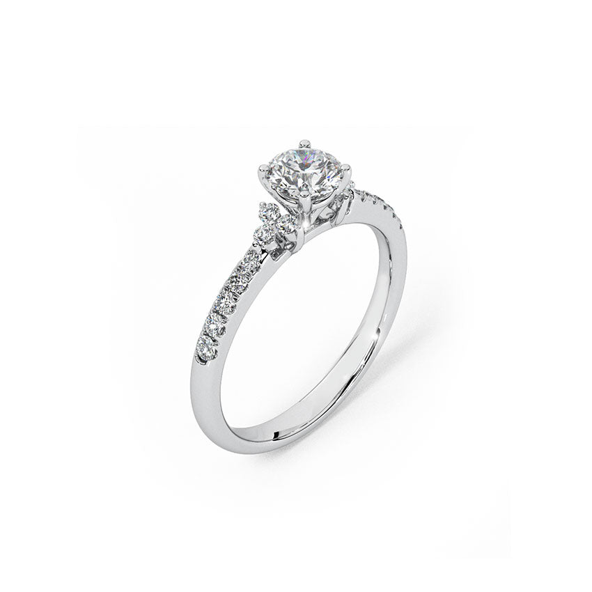 Muddy Solitaire Ring