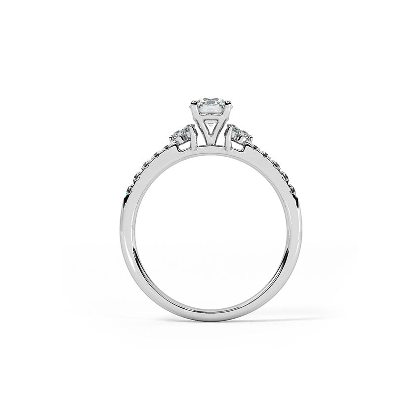 Muddy Solitaire Ring