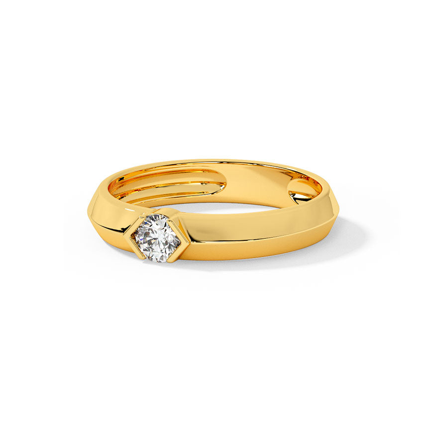 Mace Solitaire Ring for Men