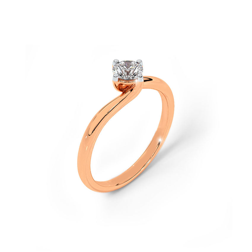 Muddy Solitaire Ring