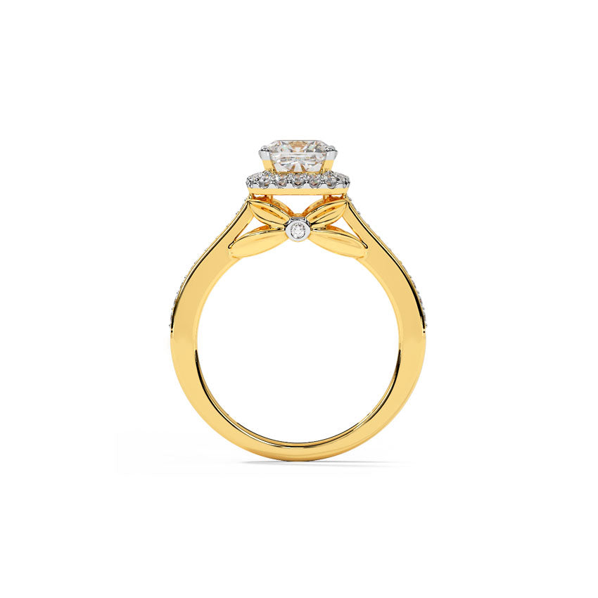 Diamond Queen Solitaire Ring