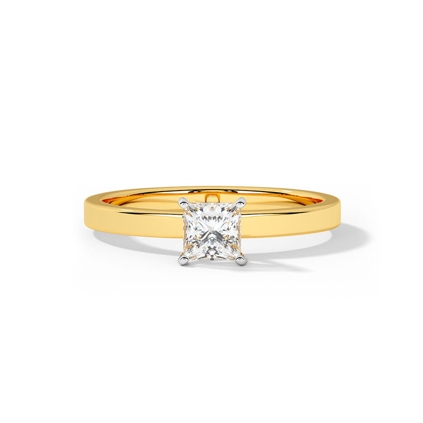 Glow Princess Solitaire Ring