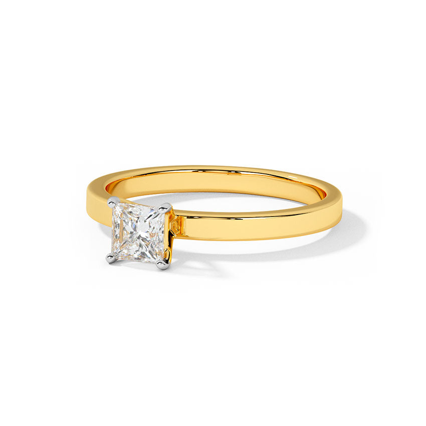 Glow Princess Solitaire Ring