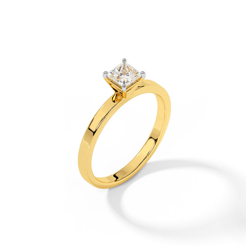 Glow Princess Solitaire Ring