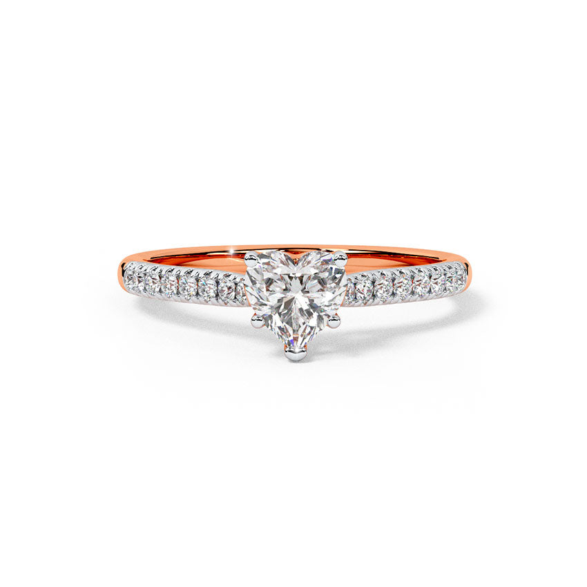 Helio Diamond Solitaire Ring