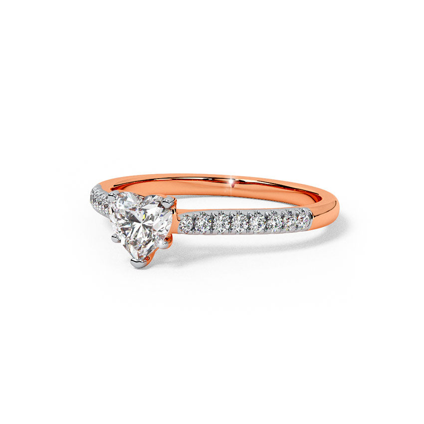 Helio Diamond Solitaire Ring