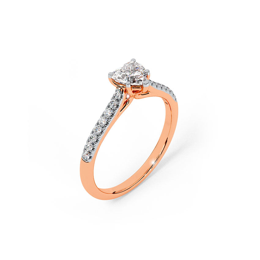 Helio Diamond Solitaire Ring
