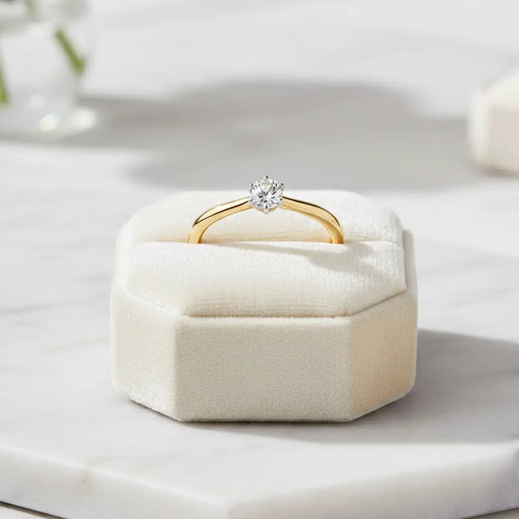 Bertha Solitaire Ring