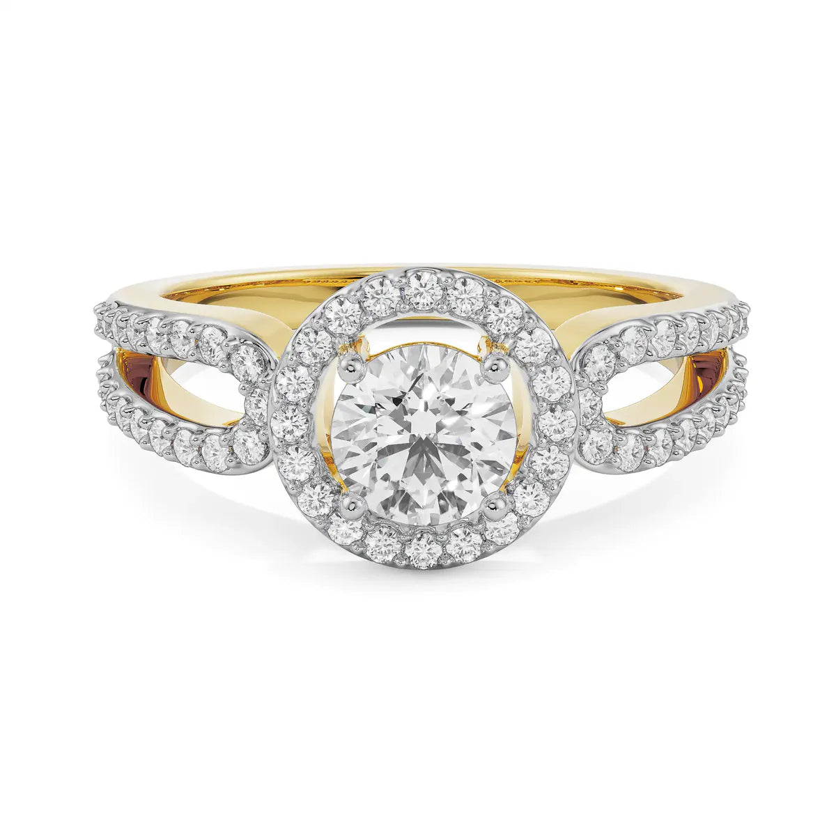 Nikki Halo Lab-Grown Luxe Circle Ring