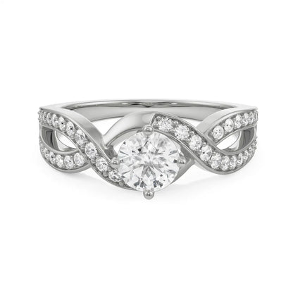 Infinity Circular Lab Grown Radiant Ring