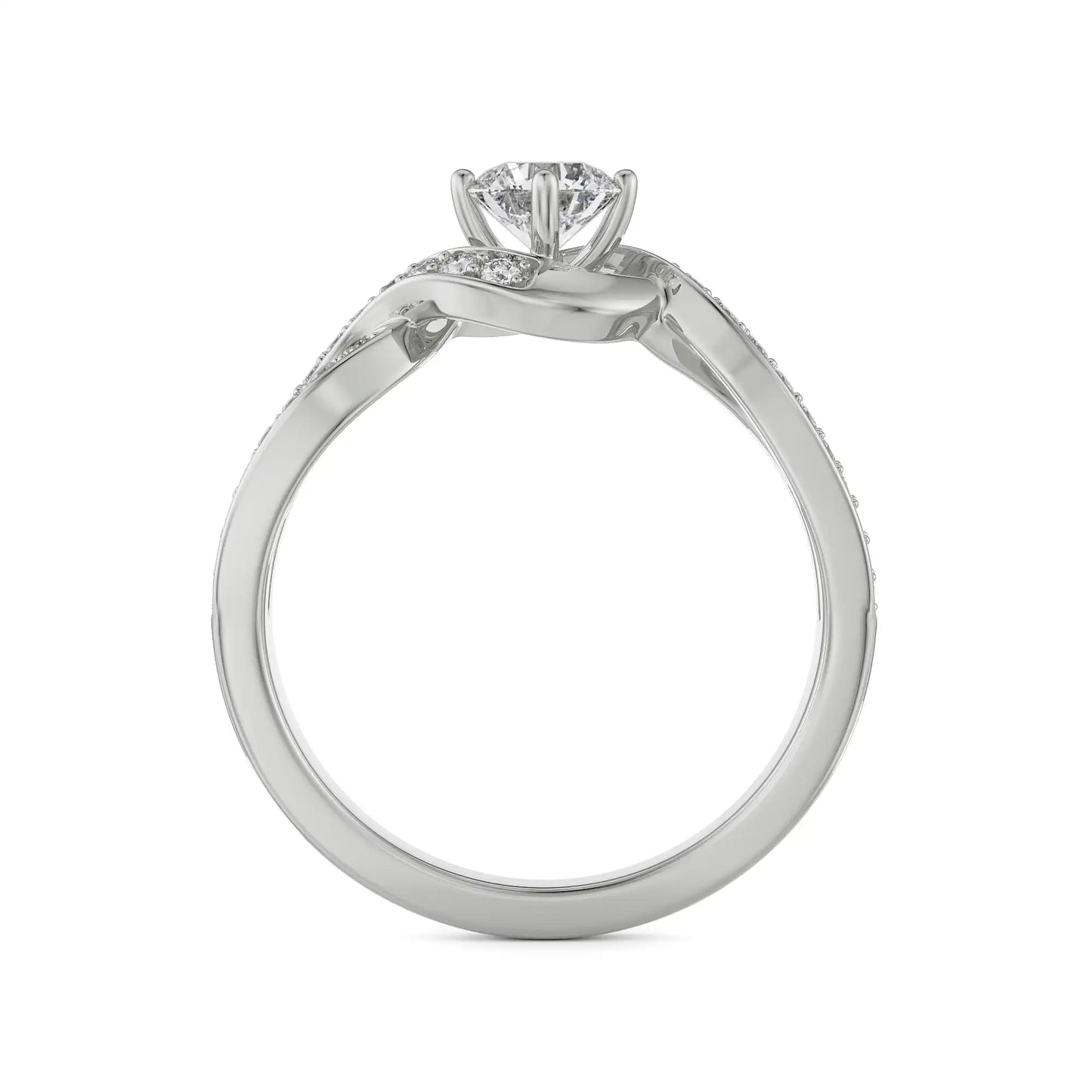 Infinity Circular Lab Grown Radiant Ring