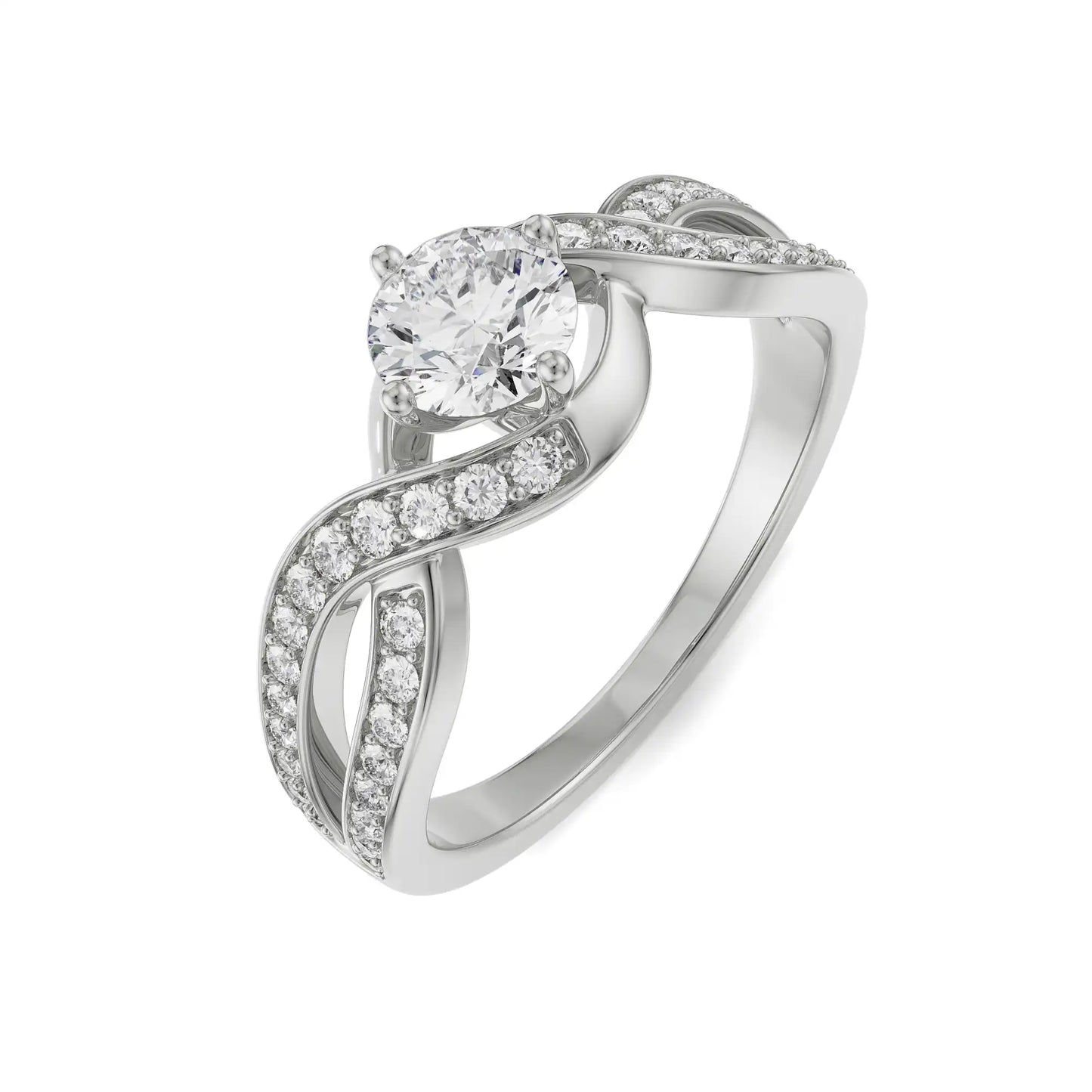 Infinity Circular Lab Grown Radiant Ring