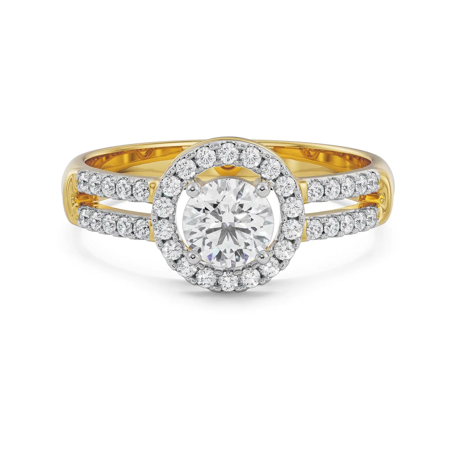 Lily Halo Lab Radiant Engagement Band