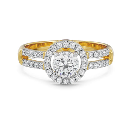 Lily Halo Lab Radiant Engagement Band