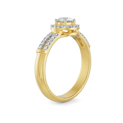 Lily Halo Lab Radiant Engagement Band