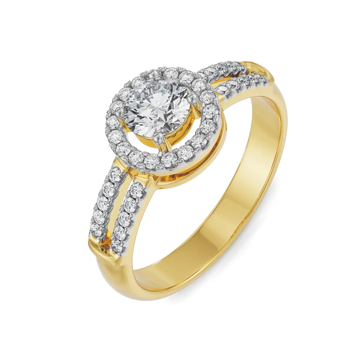 Lily Halo Lab Radiant Engagement Band