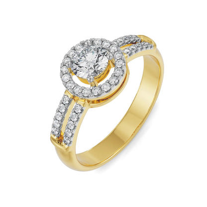 Lily Halo Lab Radiant Engagement Band