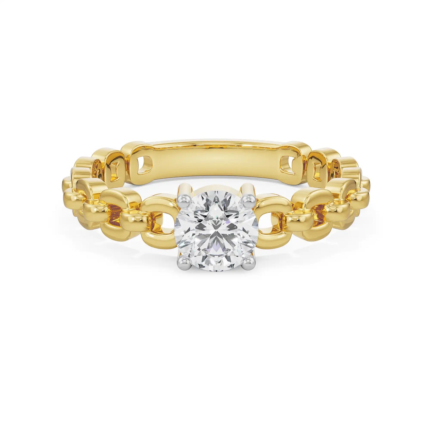 Chain Signature Lab Grown Brilliant Ring