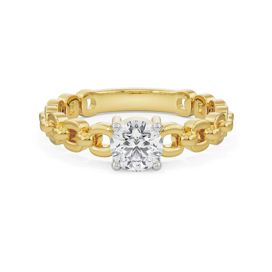 Chain Signature Lab Grown Brilliant Ring