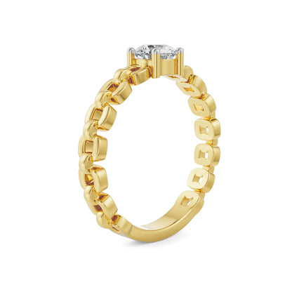 Chain Signature Lab Grown Brilliant Ring