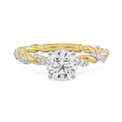 Lab Grown Luxe Iconic Twist Engagement Ring