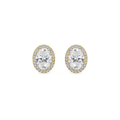 0.5 CT Celestial Halo Lab Grown Brilliant Ear Stud