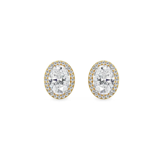 0.5 CT Celestial Halo Lab Grown Brilliant Ear Stud