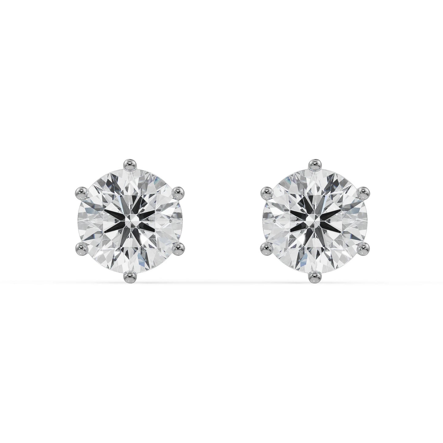 3 ct Versatile Lab Grown Luxe Signature Studs