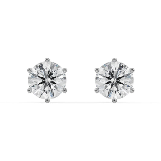 3 ct Versatile Lab Grown Luxe Signature Studs