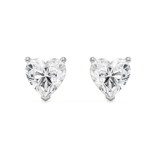 2 ct Sweetheart Lab Grown Luxe Stud