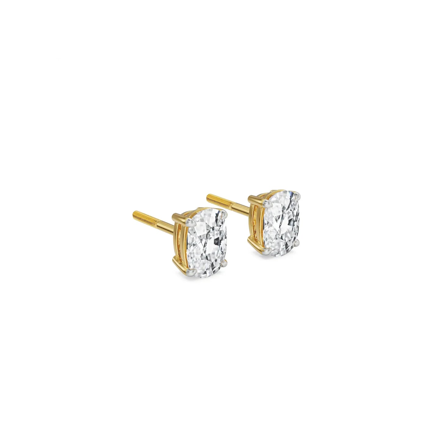 0.5 CT Enchanting Cushion Lab Grown Luxe Stud