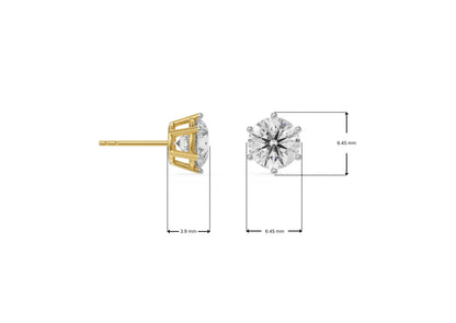 0.5 CT Versatile Lab Grown Brilliant Iconic Studs