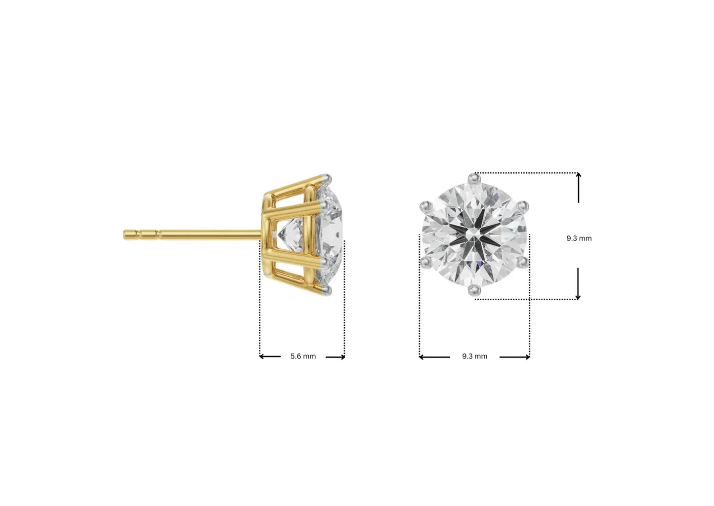 1.5 ct Versatile Lab Grown Brilliant Iconic Studs