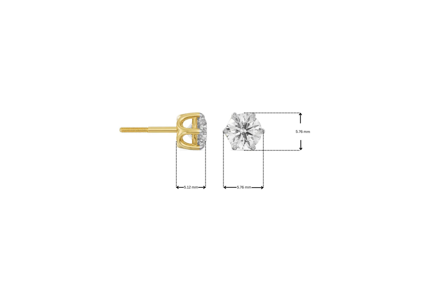 0.70 CT Circular Lab Grown Luxe Studs