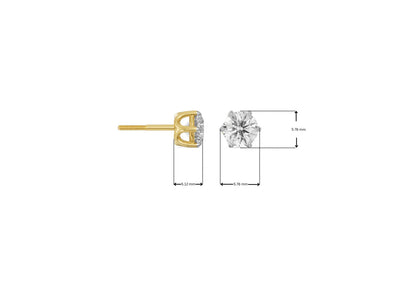 0.70 CT Circular Lab Grown Luxe Studs