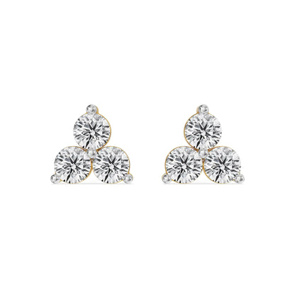 Clovia Trio Lab Grown Brilliant Earstud