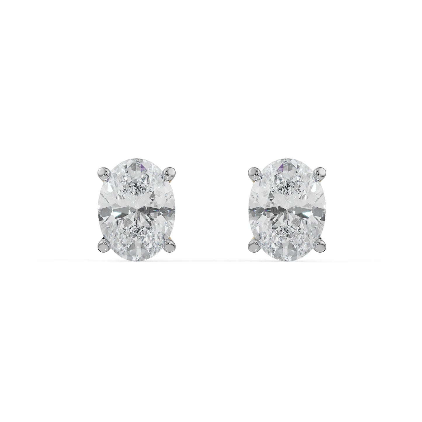 2 ct Oval Iconic Lab Grown Brilliant Studs