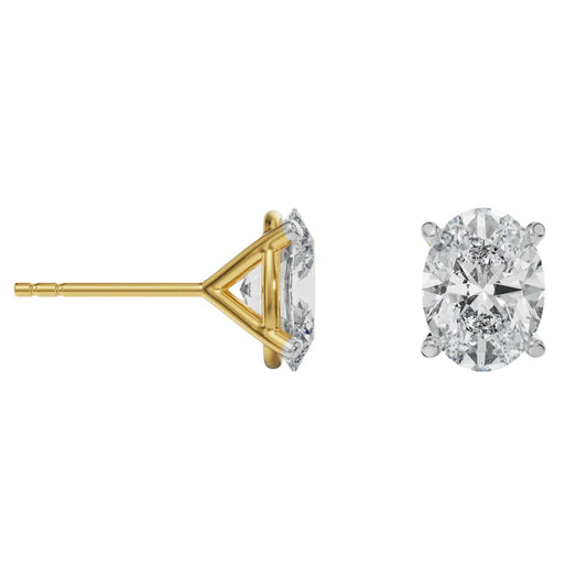 2 ct Oval Iconic Lab Grown Brilliant Studs