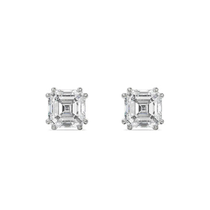 0.5 CT Asscher Lab Grown Luxe Ear Stud