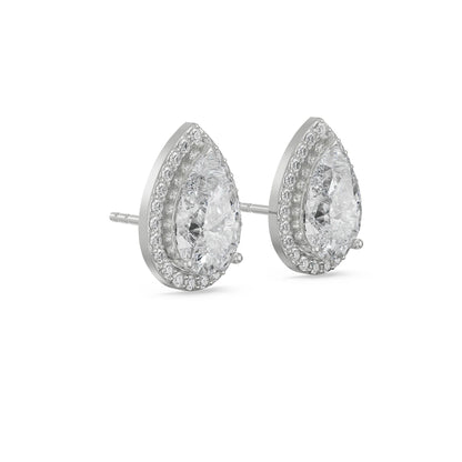 0.5 CT Signature Pear Lab Grown Brilliant Earrings