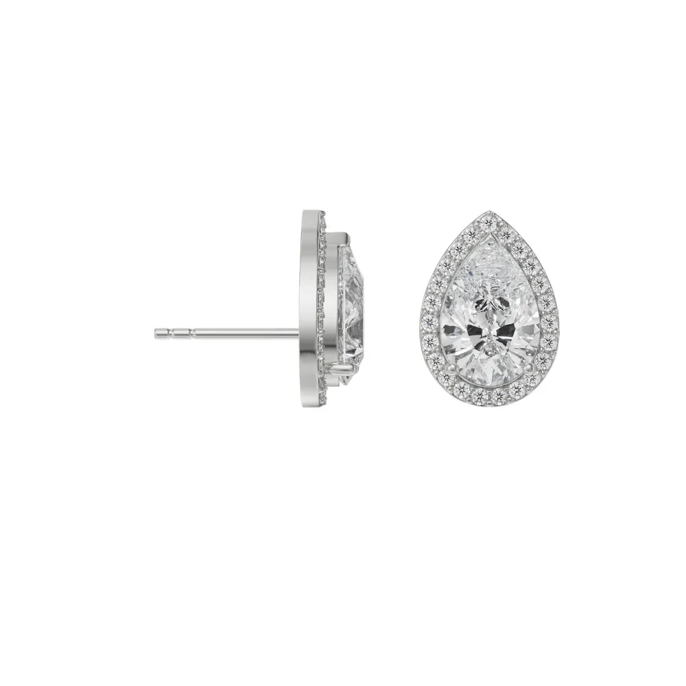 0.5 CT Signature Pear Lab Grown Brilliant Earrings