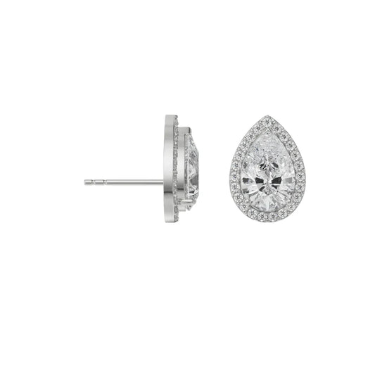0.5 CT Signature Pear Lab Grown Brilliant Earrings